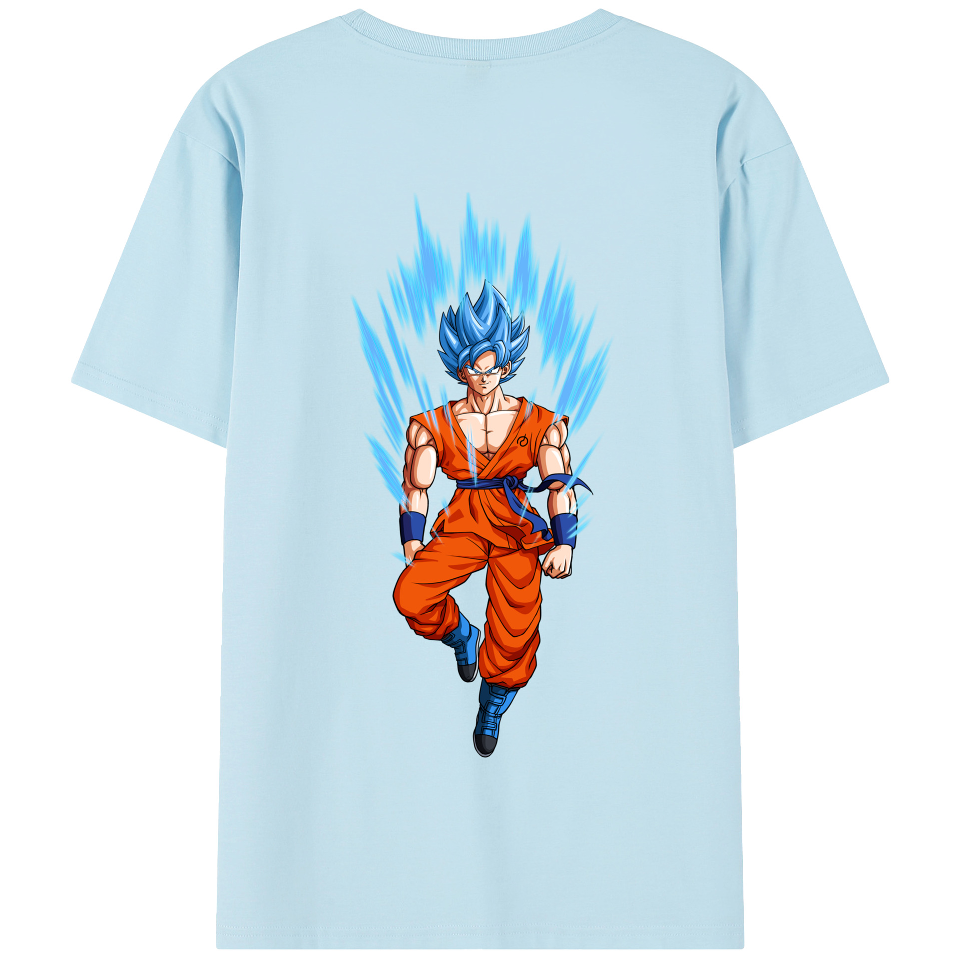 （画像用） ドラゴンボール 孫 悟飯（そんごはん）DRAGON BALL Son Gohan 綿100％半袖Tシャツ（背面プリント）